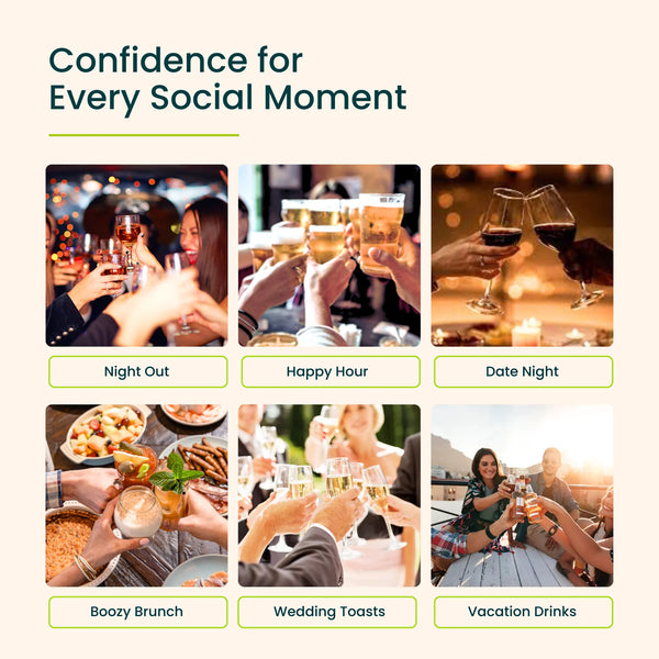 Collage of social moments applicable for Zento Recover.